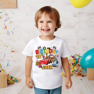 Disney Cars Birthday Shirt, Lightning McQueen Birthday T-Shirt, WDW Birthday Boy Tee, Family Birthday Sweatshirt, Pixar Birthday Boy Sweat