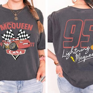 Vintage Lightning McQueen Shirt, Radiator Springs Shirt, Limited McQueen Shirt, Disney Cars Movie Shirt, Pixar Cars Shirt, Family Trip Tee