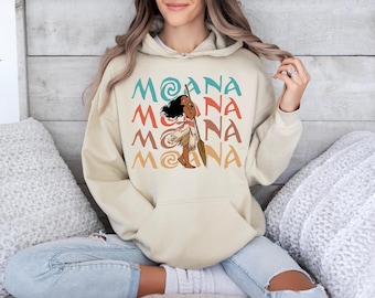 Princess Moana Characters Sweatshirt, Moana Hei Hei Pua Maui Matching Hoodie, Disney Besties Sweater, Disney Moana Movie Characters Sweater