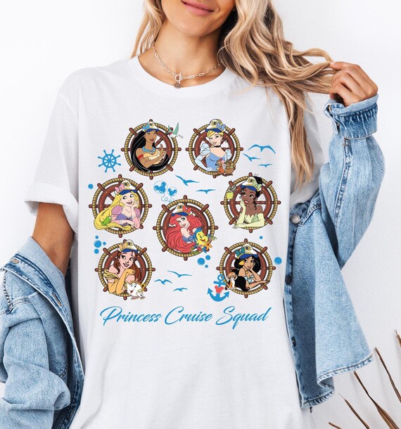 Princess Cruise Squad Shirt, Disney Girls Cruise Vacation T-Shirt, My First  Cruise Line Shirt, Disney Wish Wonder Fantasy Magic Wish shirt