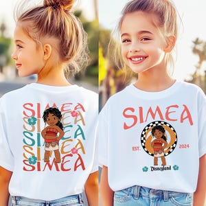 Princess Moana Characters Sweatshirt, Disney Hei Hei Pua Maui Tala Simea Hoodie, Disneyland Family Vacation Sweater, Disney Trip 2026 Sweat