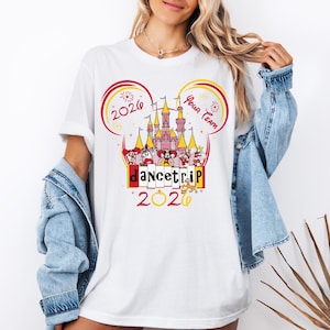 Custom Disney Dance Trip Shirt, Mickey And Friends Dance Shirt, Disney Girls Trip 2026 Shirt, WDW Cheerleading and Dance Championships Shirt