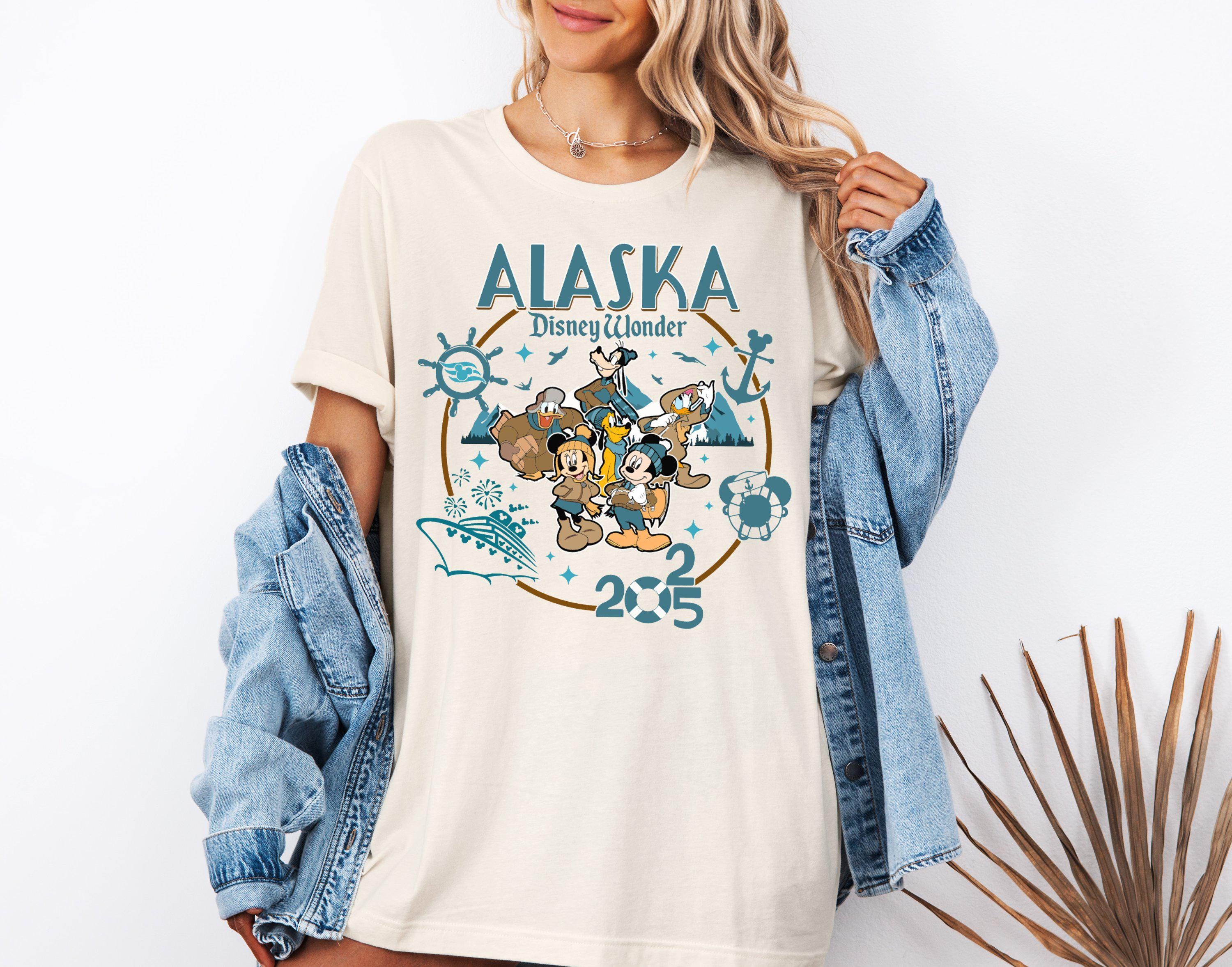 ディズニークルーズライン　アラスカ　Tシャツ アラスカクルーズのグッズのTシャツが すごくお気に入りなので