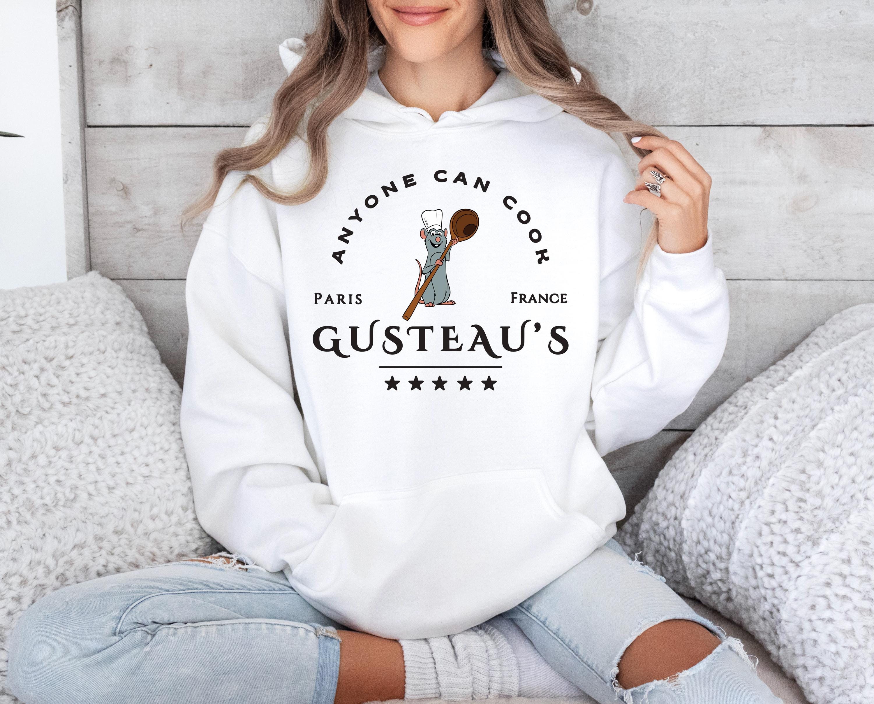 Disney Ratatouille Sweatshirt, Anyone Can Cook Hoodie, Chef Rat Sweater, Pixar Ratatouille Sweat, Funny Cook Sweat, Little Chef Remy Sweat
