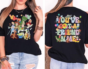 You've Got a Friend in Me-shirt, Pixar Toy Story-T-shirt, Woody and Friends-sweater, Magical Kingdom Vacation-T-shirt, Toy Story Land-shirt