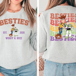 Toy Story Best Friends Shirt, Buzz Lightyear and Sheriff Woody Shirt, Disneyland Vacation Tee, Besties Adventure Tee, Disney Trip 2026 Shirt