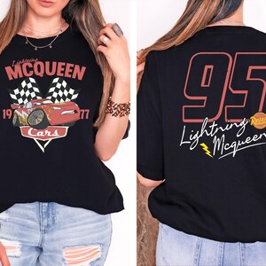 Vintage Lightning McQueen Shirt, Radiator Springs Shirt, Limited McQueen Shirt, Disney Cars Movie Shirt, Pixar Cars Shirt, Family Trip Tee