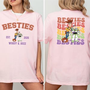 Toy Story Best Friends Shirt, Buzz Lightyear and Sheriff Woody Shirt, Disneyland Vacation Tee, Besties Adventure Tee, Disney Trip 2026 Shirt
