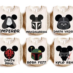 Disney Star Wars Shirt, Custom Galaxy&#39;s Edge Shirt, Princess Leia T-shirt, Chewbacca C3-PO Shirt, Luke Skywalker Han Solo Shirt, Darth Vader