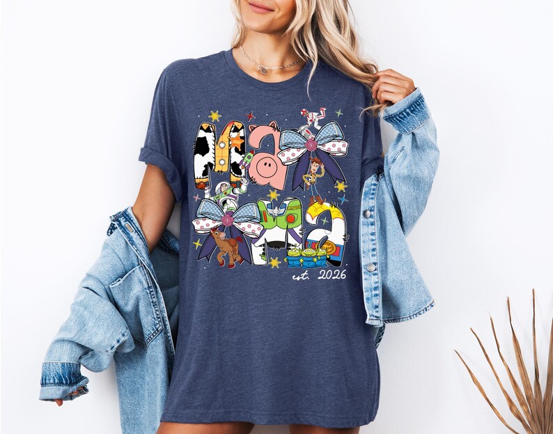 Toy Story Mama Shirt, Disney Mama Est 2026 T-Shirt, Mother's Day 2026 Tee, Woody and Friends Shirt, Disney Family Trip Shirt, New Mom Tee