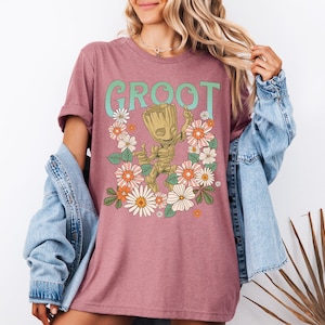 Disney Groot Epcot Flower Garden Festival Shirt, I&#39;m Groot T-Shirt, Disneyland Family Vacation 2025 Shirt, Guardians of the Galaxy T-Shirt