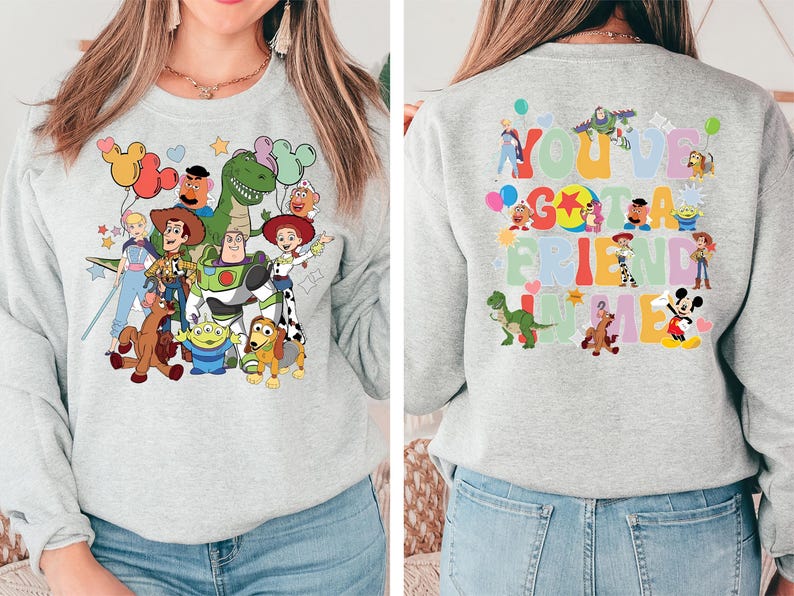 You've Got a Friend in Me Shirt, Pixar Toy Story T-Shirt, Woody and Friends Sweatshirt, Magical Kingdom Vacation Tee, Toy Story Land Shirt