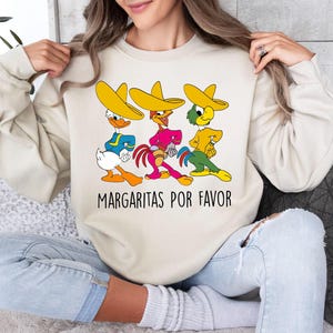 Disney Margarita T-Shirt, The Three Caballeros Shirt, Margaritas Por Favor Shirt, Disneyland Trip Tee, Disney Epcot Shirt, Disney Family Tee