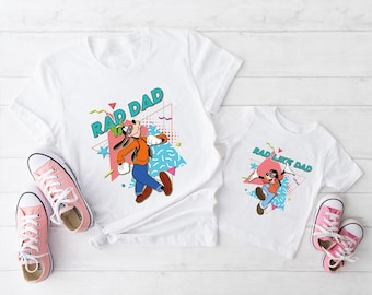 Disney Goofy Rad Dad Shirt, Disneyland Goofy Rad Like Dad Shirt, Dad And Son Shirt, Matching Father Son Shirts, Disney Fathers  Day Shirt
