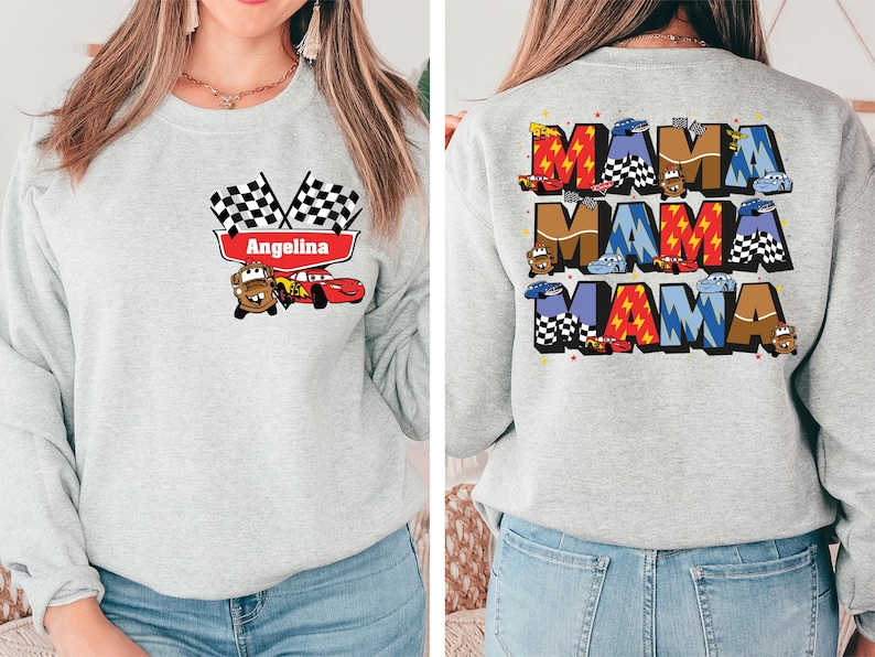 Disney Cars Mom Shirt, Lightning McQueen Mama Shirt, Family Matching Cars Shirt, Disney Pixar Cars Shirt, Mothers Day Shirt, Car Land Tee