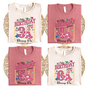 Custom Name Princess Ariel Shirt, Little Mermaid Birthday Shirt, Princess Birthday Girl Tee, Ariel and Friends Sweatshirt, Girls Trip Sweat