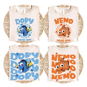 Disney Finding Nemo Shirt, Nemo and Friends T-Shirt, Pixar Nemo Matching Shirt, Crush and Squirt Shirt, Disneyland Family Matching Shirt