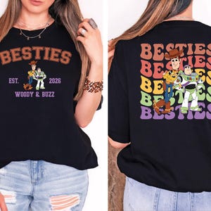 Toy Story Best Friends Shirt, Buzz Lightyear and Sheriff Woody Shirt, Disneyland Vacation Tee, Besties Adventure Tee, Disney Trip 2026 Shirt