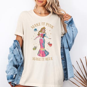 Disney Make It Pink Make It Blue Shirt, Princess Aurora Shirt, Sleeping Beauty Fairy Shirt, Merryweather Shirt, Disneyland Girls Trip Shirt