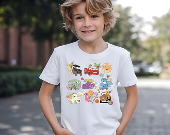 Disney Cars Summer Shirt, Pixar Lightening McQueen Shirt, Disneyland Beach Cars Family Vacation Shirt, Tow Mater Sally Guido Shirt