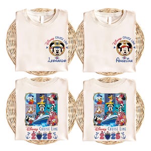 Disney Cruise Line Shirt, Custom Mickey And Friends Cruise Shirts, Disney Wish Dream Magic Wonder Treasure Shirt, Disney Family Trip Shirt