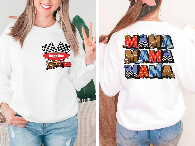 Disney Cars Mom Shirt, Lightning McQueen Mama Shirt, Family Matching Cars Shirt, Disney Pixar Cars Shirt, Mothers Day Shirt, Car Land Tee