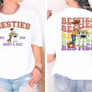 Toy Story Best Friends Shirt, Buzz Lightyear and Sheriff Woody Shirt, Disneyland Vacation Tee, Besties Adventure Tee, Disney Trip 2026 Shirt