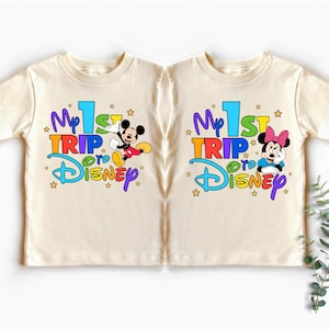 My First Disney Trip T-Shirt, Mickey and Minnie Matching Trip Shirt, Disneyland Family Trip Shirt, Family Vacation Shirts, Disneyland Shirt