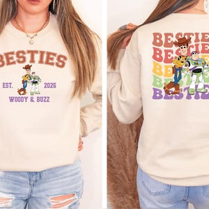 Toy Story Best Friends Shirt, Buzz Lightyear and Sheriff Woody Shirt, Disneyland Vacation Tee, Besties Adventure Tee, Disney Trip 2026 Shirt
