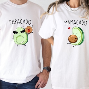 Koszulka Family Matching Avacado, Papacado Mamacado Babycado Tee, Koszulka Avacado Baby Shower, Koszulka Mama Pregnancy Reveal, Koszulka z informacją o ciąży, Koszulka z informacją o dziecku