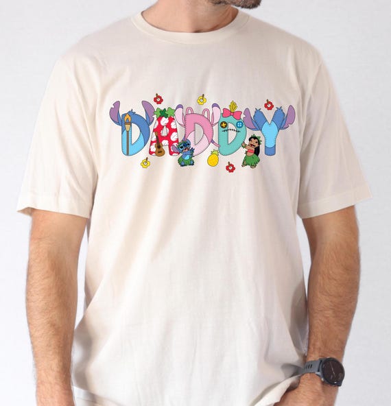Disney Stitch Dad Shirt, Disneyland Stitch and Lilo Daddy Shirt