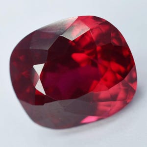 Roter Rubin Mosambik AAA Loser Edelstein, loser Rubinstein Hochwertige Kissenform geschnitten, Schmuckherstellungswerkzeug & Ring 8 Karat Geschenk für sie