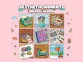 Moments coloring book cozy aesthetic coloring pages mini coloring simple bold easy coloring cute adult kid coloring digital download pdf jpg product logo