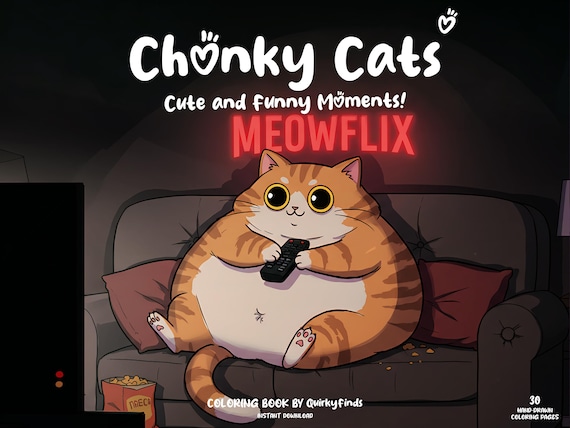 Funny Cats Coloring Book Cute Cats Coloring Pages Pet Coloring Cozy Kawaii Cat Coloring Kitten Adventure Animals Coloring Pages Kids Adults
