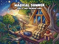 Summer coloring book fantasy coloring magical nature coloring enchanted whimsical fairytale coloring pages adults printable digital download product logo
