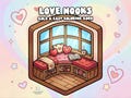 Love coloring book valentines coloring romantic cute cozy coloring pages home coloring couple heart coloring bold easy coloring adult kids product logo
