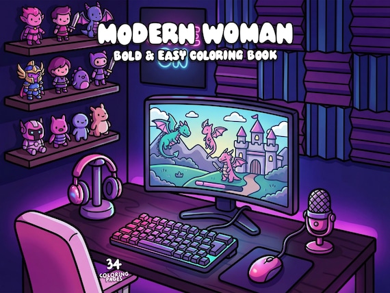 Women coloring pages cozy girl coloring moments aesthetic coloring lifestyle home life coloring women day gift adult coloring book for women