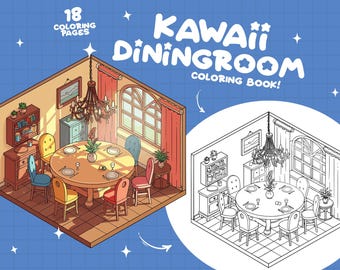 Dining Room Coloring Book Cozy Coloring Pages Pdf Pocket Room Coloring Page Relaxation Coloring Book Interior Coloring Adult Coloring Sheets