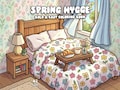 Cozy spring hygge coloring book for adult cute cottagecore coloring springtime bold easy coloring home garden coloring page digital download