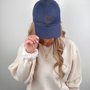 Embroidered Hat Cat Mom