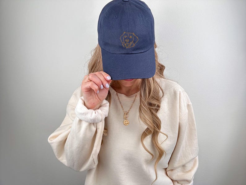 Embroidered Hat Cat Mom