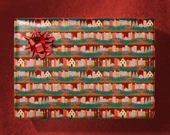 Carta da regalo per libreria di Natale per regalo di lettura Carta da regalo per le feste Idea regalo per amanti dei libri Carta da regalo per lettori Carta da regalo per amanti dei libri Regalo da ragazza
