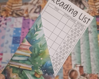 Marcapáginas caprichoso: registro y seguimiento de lectura