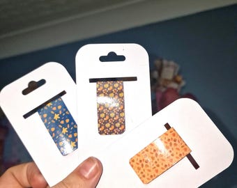 Marcapáginas magnéticos de otoño: hojas de otoño, un regalo acogedor para los amantes de la lectura