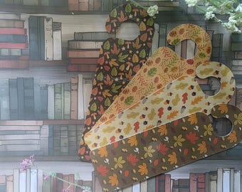 Marcapáginas laminados de otoño para puerta: un regalo acogedor para los amantes de los libros