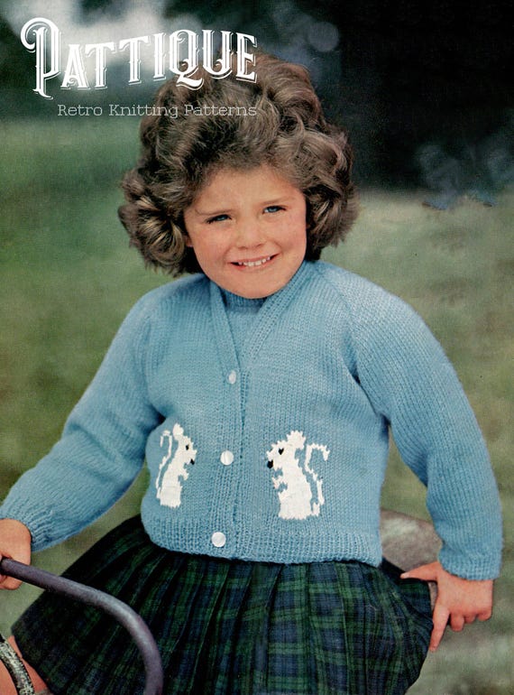 Mädchen Pullover Kinderpullover Mit Motiv Stricken Strickanleitung