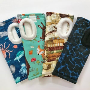 Size XS wrist brace, soft cotton with fleece lining, for carpal tunnel, tendonitis, pretty cute pattern, for right or left hand