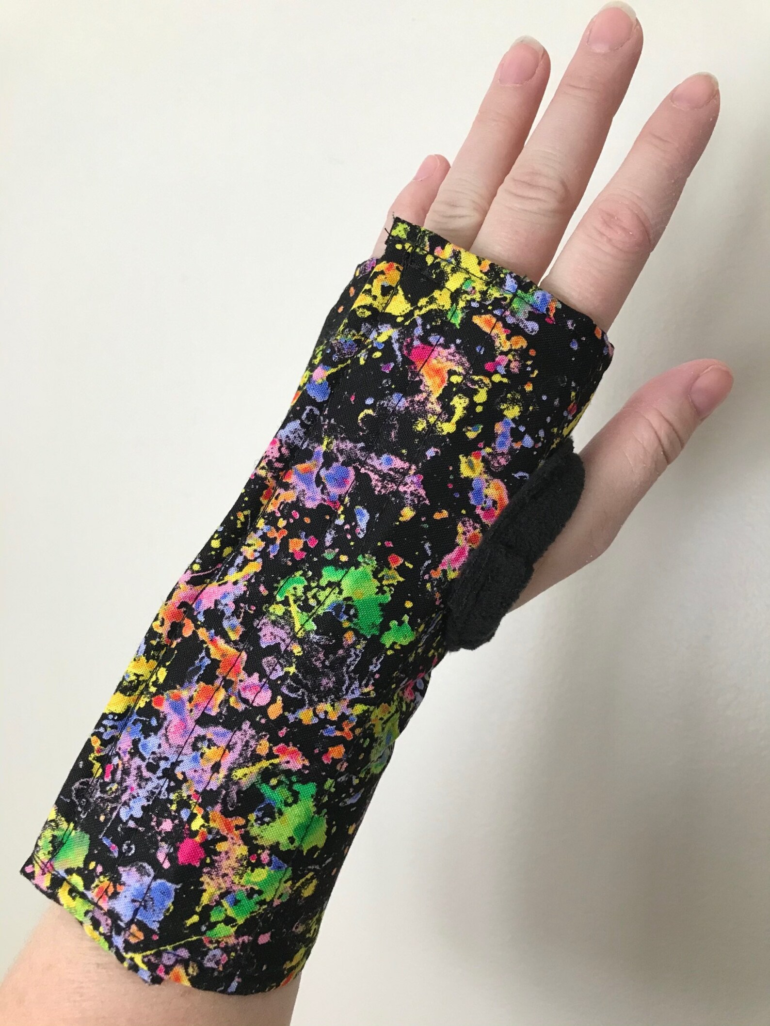 Size S MACHINE WASHABLE Cotton wrist brace with microfleece Etsy