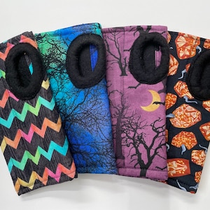 Size S wrist brace, soft cotton with fleece lining, for carpal tunnel, tendonitis, pretty, fun pattern, for right or left hand