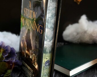 A Study In Drowning Hand Painted Book Edges / Sprayed Edges